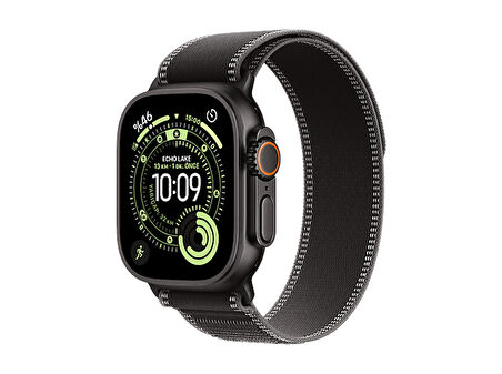 APPLE Watch Ultra 3 GPS + Cellular 49mm Black Titanium Case with Black/Charcoal Trail Loop - M/L   MF1H4TU/A
