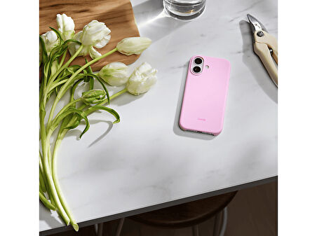 BEATS MGK44LL/A MagSafe özelliğine ve Kamera Denetimi düğmesine sahip Beats iPhone 17 Kılıfı - Çakıl Pembesi