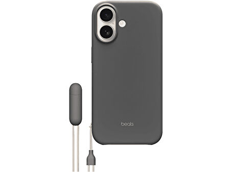 BEATS MGY54LL/A MagSafe özelliği ve Kamera Denetimi düğmesine sahip Beats iPhone 17 Kickstand Kılıfı - Granit Grisi