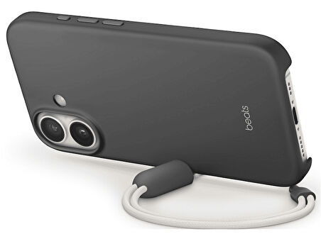 BEATS MGY54LL/A MagSafe özelliği ve Kamera Denetimi düğmesine sahip Beats iPhone 17 Kickstand Kılıfı - Granit Grisi