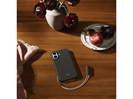 BEATS MGY54LL/A MagSafe özelliği ve Kamera Denetimi düğmesine sahip Beats iPhone 17 Kickstand Kılıfı - Granit Grisi