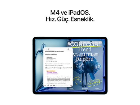 APPLE MH3A4TU/A iPad Air 11 inç M4 Wi-Fi 512 GB Tablet Uzay Grisi