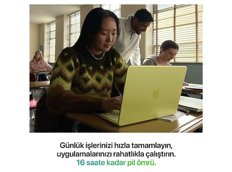 APPLE MHFJ4TU/A/MacBook Neo/Apple A18 Pro İşlemci(6 Çekirdek CPU-5 Çekirdek GPU)/8GB RAM/512GB SSD/13"/Blush