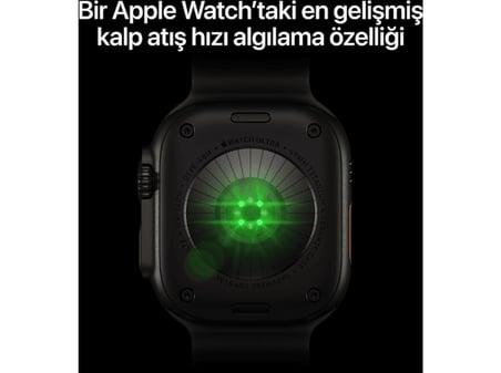 APPLE Watch Ultra 4 GPS + Cellular 49mm Siyah Titanyum Kasa - Bordo Trail Kordon - M/L