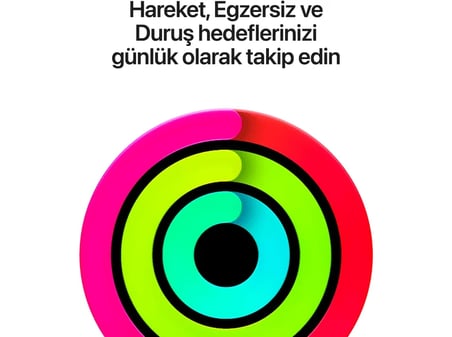 APPLE MJLG4TU/A Watch SE 3 GPS + Cellular 40 mm Gece Yarısı Alüminyum Kasa ve Lacivert Spor Kordon - S/M