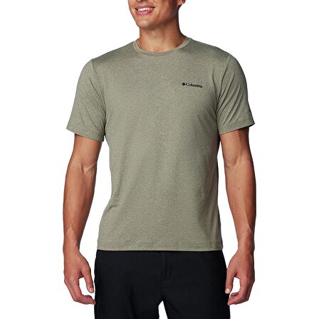 Tech Trail Crew Neck II Erkek Yeşil Outdoor T-Shirt AO5545-397