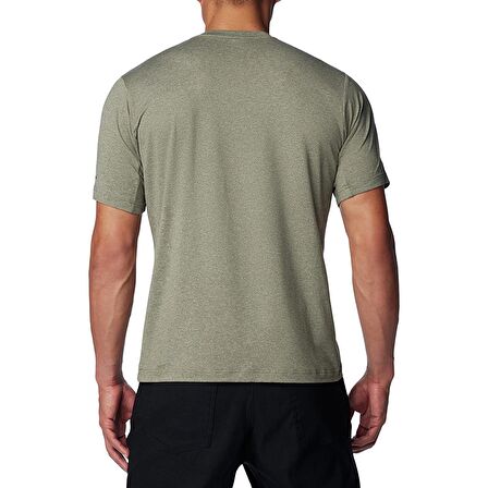 Tech Trail Crew Neck II Erkek Yeşil Outdoor T-Shirt AO5545-397