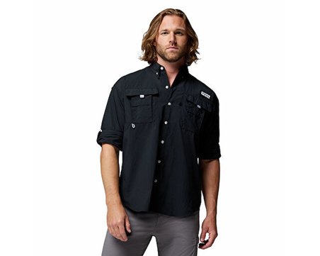 Columbia Bahama ii L/S Shirt Erkek Günlük Gömlek 1011621009 Siyah
