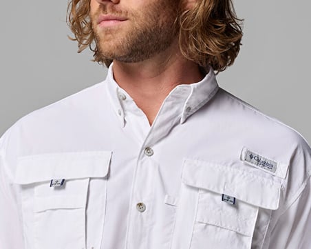 Columbia Bahama ii L/S Shirt Erkek Günlük Gömlek 1011621103 Beyaz