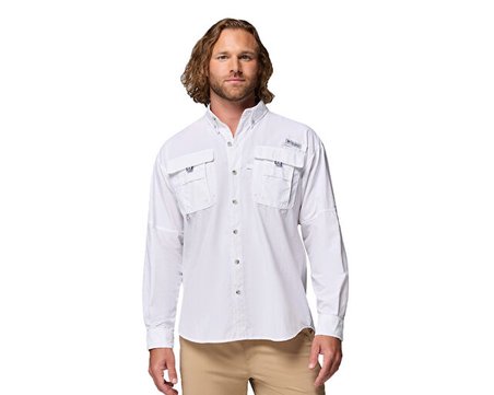 Columbia Bahama ii L/S Shirt Erkek Günlük Gömlek 1011621103 Beyaz