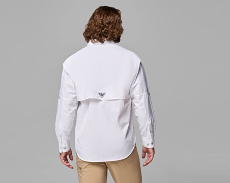 Columbia Bahama ii L/S Shirt Erkek Günlük Gömlek 1011621103 Beyaz