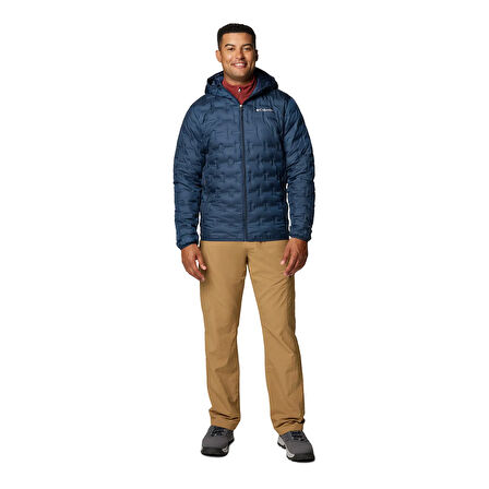 Delta Ridge II Down Hooded Erkek Lacivert Outdoor Mont WO6610-464