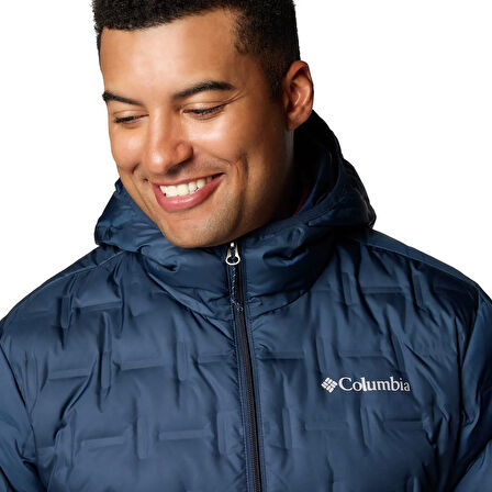 Delta Ridge II Down Hooded Erkek Lacivert Outdoor Mont WO6610-464