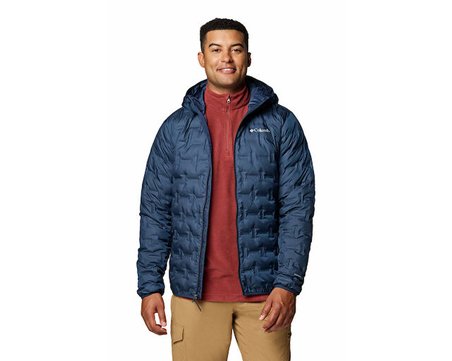 Columbia Delta Ridge™ II Down Hooded Jacket Erkek Outdoor Montu (650 Dolgu Kaz Tüyü) 2086221464 Lacivert