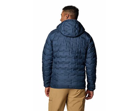Columbia Delta Ridge™ II Down Hooded Jacket Erkek Outdoor Montu (650 Dolgu Kaz Tüyü) 2086221464 Lacivert