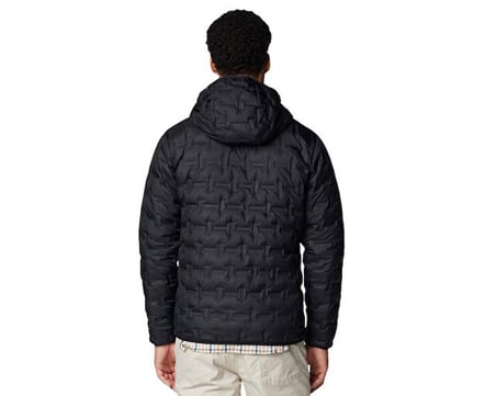 Columbia Delta Ridge™ II Down Hooded Jacket Erkek Outdoor Montu (650 Dolgu Kaz Tüyü) 2086221010 Siyah
