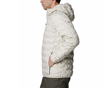 Columbia Delta Ridge™ II Down Hooded Jacket Erkek Outdoor Montu (650 Dolgu Kaz Tüyü) 2086221278 Bej