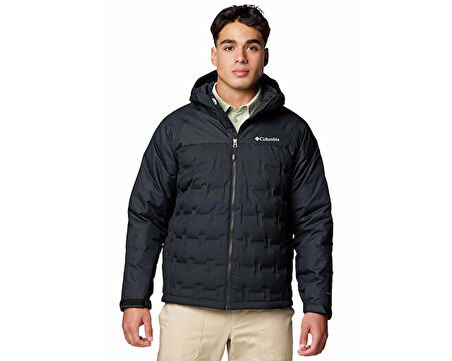 Columbia Grand Trek™ III Down Hooded Jacket Erkek Outdoor Montu (650 Dolgu Kuş Tüyü) 2086111010 Siyah