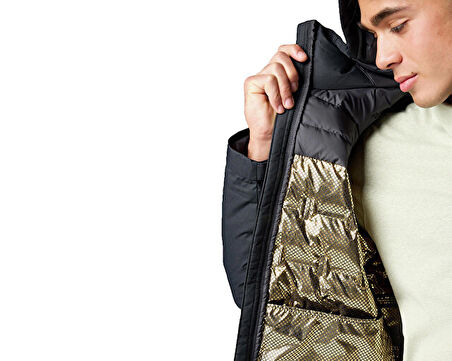 Columbia Grand Trek™ III Down Hooded Jacket Erkek Outdoor Montu (650 Dolgu Kuş Tüyü) 2086111010 Siyah