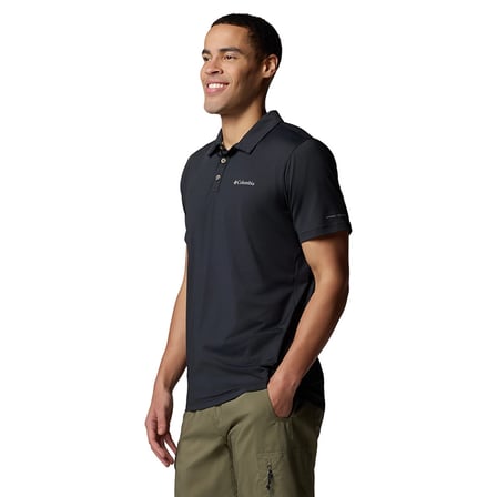 Tech Trail Utility Erkek Siyah Outdoor Polo Yaka T-Shirt AM1495-010