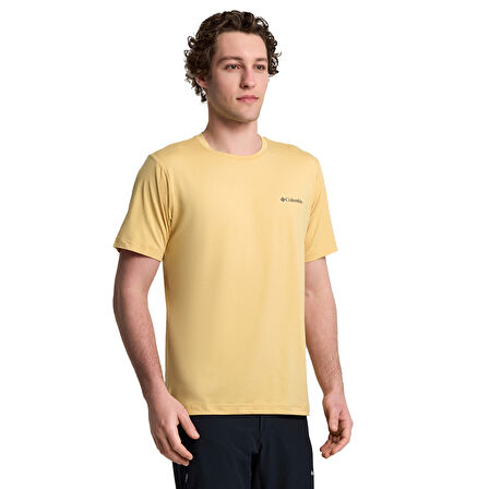 Tech Trail Erkek Sarı Outdoor T-Shirt AO5545-715