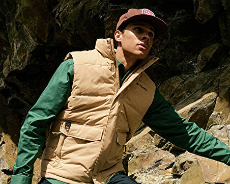 Columbia Landroamer™ Puffer Vest Erkek Outdoor Yeleği 2134281262 Kahverengi