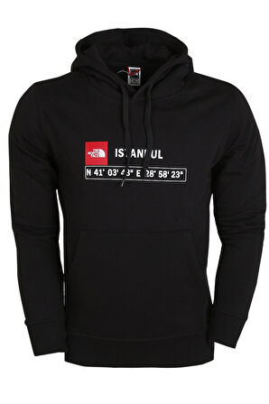 The North Face Men's Graphic Hoodie in İstanbul Erkek Kapüşonlu Sweatshirt Siyah
