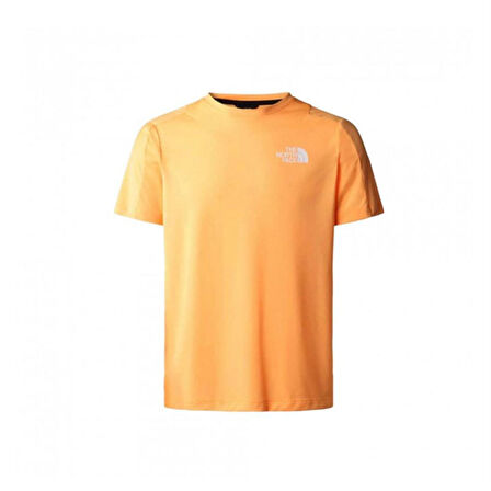M Ma S/S Tee - Eu Erkek T-Shirt NF0A823VH3G1 Turuncu