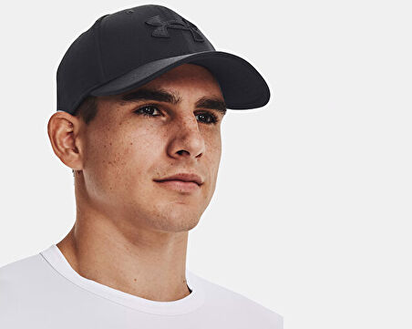 Under Armour M Blitzing Low Str Şapka 1376700-002 Siyah