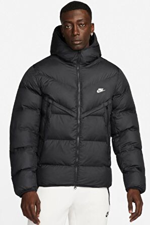 Nike Storm Fit Windrunner Primaloft Filled Full Zip Hoodie Kısa Erkek Mont