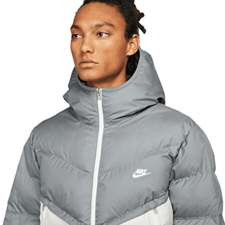 Nike Primaloft Storm Fit Full Zip Jacket Erkek Mont Gri