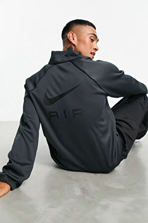Nike Sportswear Air Polyknit Zip-Up Jacket Erkek Spor Ceket Antrasit
