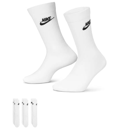 Nike U NK NSW EVERYDAY ESSENTIAL CR Beyaz Unisex Çorap DX5025-100