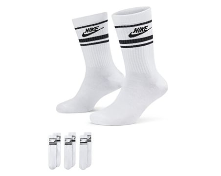 Nike U NK NSW EVERYDAY ESSENTIAL CR Beyaz Unisex Çorap DX5089-103