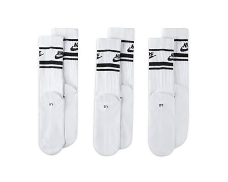 Nike U NK NSW EVERYDAY ESSENTIAL CR Beyaz Unisex Çorap DX5089-103