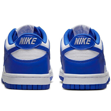 Nike Dunk Low GS Leather Unisex Sneaker Hakiki Deri Beyaz Mavi Günlük Spor Ayakkabı