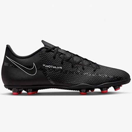 Nike Phantom G. T. 2 Club F. G. / M. G. Unisex Soccer Shoes Siyah Kırmızı Krampon