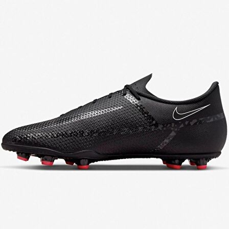 Nike Phantom G. T. 2 Club F. G. / M. G. Unisex Soccer Shoes Siyah Kırmızı Krampon