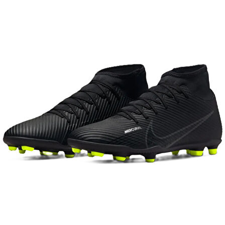 Nike Mercurial Superfly 9 Club FG/MG Football Shoes Black Çoklu Zemin Kramponu Siyah