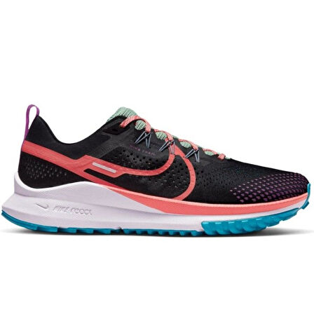 Nike React Pegasus Trail 4 Erkek Siyah Arazi Yürüyüş Koşu Ayakkabısı