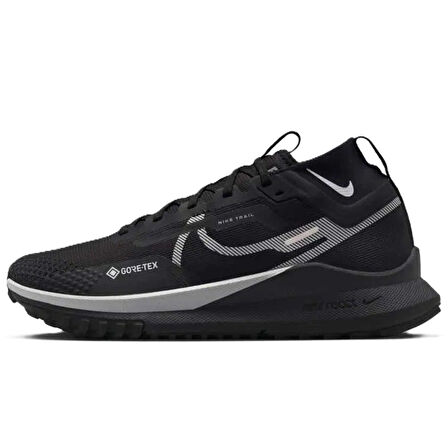 Nike React Pegasus Trail 4 GoreTex Su Geçirmez Reflektörlü Yürüyüş Koşu Ayakkabısı Siyah