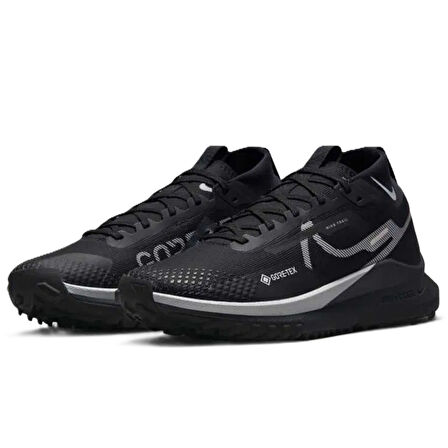 Nike React Pegasus Trail 4 GoreTex Su Geçirmez Reflektörlü Yürüyüş Koşu Ayakkabısı Siyah