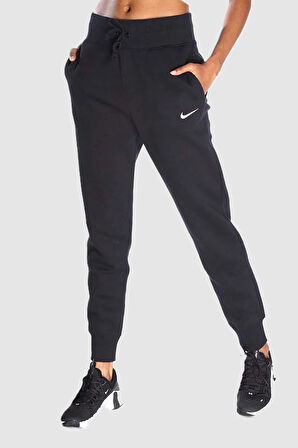 Nike Sportswear Phoenix Polar Kadın Yüksek Bel Eşofman Altı Siyah