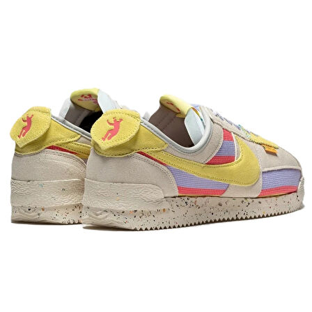 Nike Cortez X Unian SP Leather Unisex Sneaker Hakiki Deri Günlük Spor Ayakkabı Krem