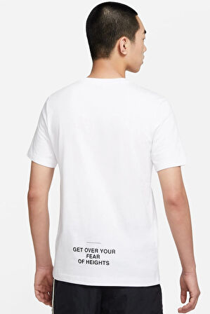 Nike Air Sportswear Men's Tee Kısa Erkek Pamuklu Tişört Beyaz