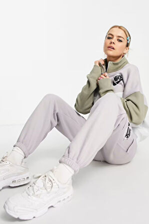 Nike Sportswear Graphic Fleece Cargo Womens Pant Kadın Eşofman Altı Lila