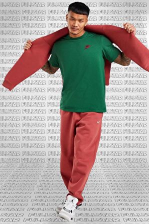 Nike Sportswear Cotton Unisex Tee Green %100 Pamuk Koyu Yeşil Erkek Tişört