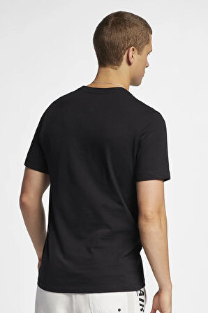 Nike Sportswear Futura Swoosh Logo Tee T Shirt Unisex Baskılı Tişört Siyah