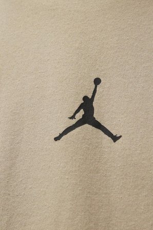 Nike Air Jordan Dri Fit Short Sleeeve Mens Tee Erkek Günlük Tişört Bej