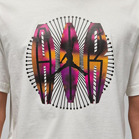 Nike Jordan Flight MVP T-shirt Erkek Pamuklu Tişört Krem